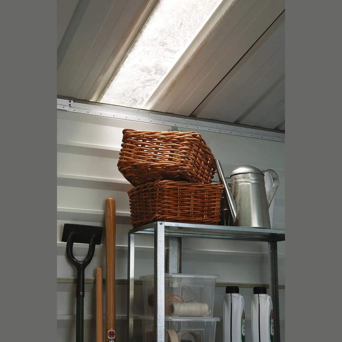 YARDMASTER Brandenburg 1012, Gerätehaus, feuerverzinktes Stahlblech, 303x376 cm 3