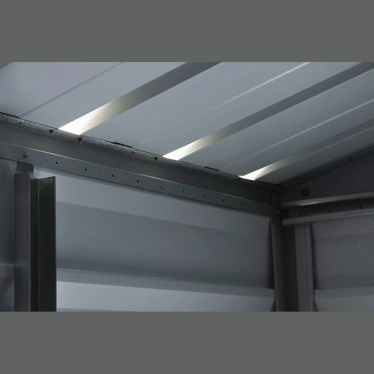YARDMASTER Brandenburg 1012, Gerätehaus, feuerverzinktes Stahlblech, 303x376 cm 4